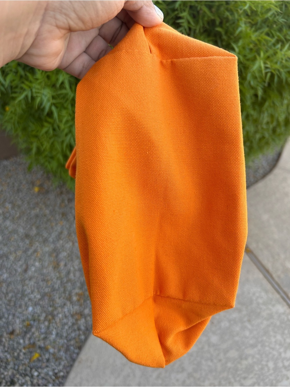Trader Joes Halloween Mini Tote Canvas Orange - Picture 7 of 8